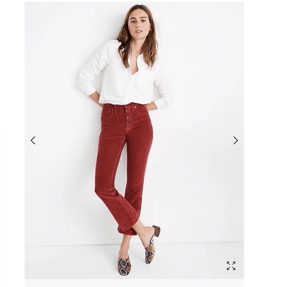 Madewell Cali Demi-Boot Jeans in Corduroy